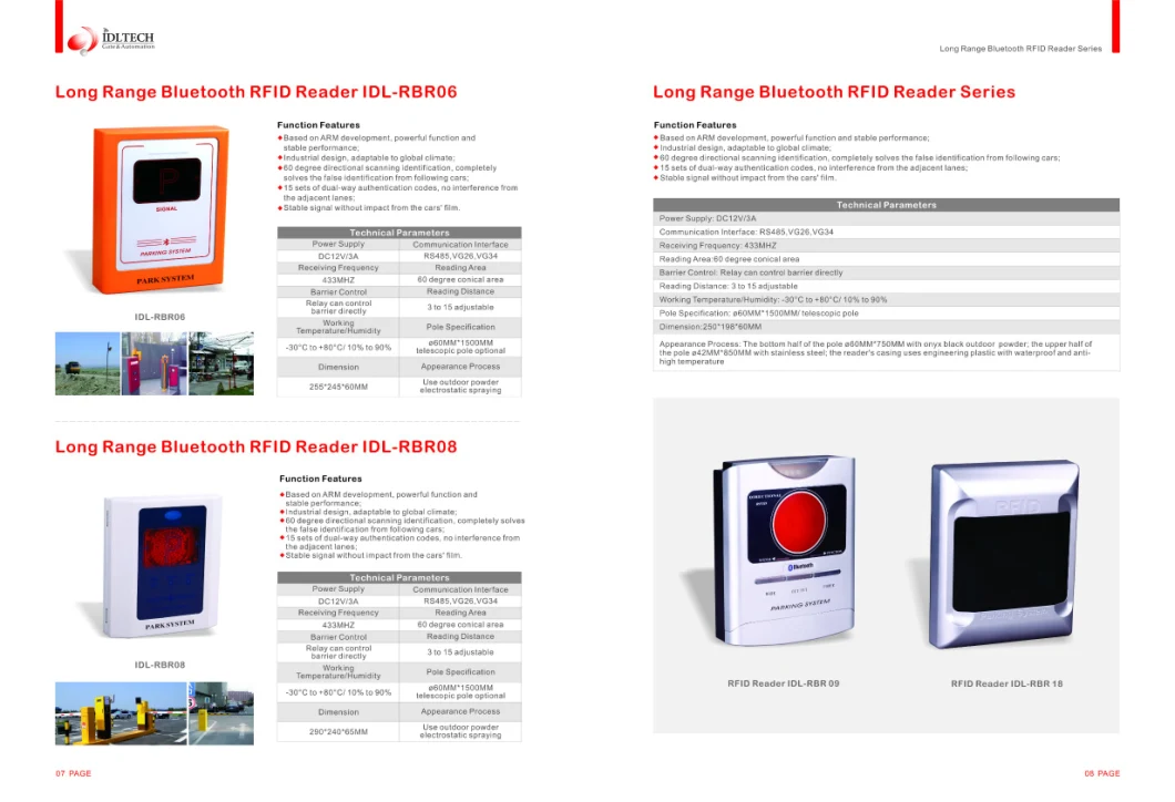 UHF RFID Bluetooth Reader in Access