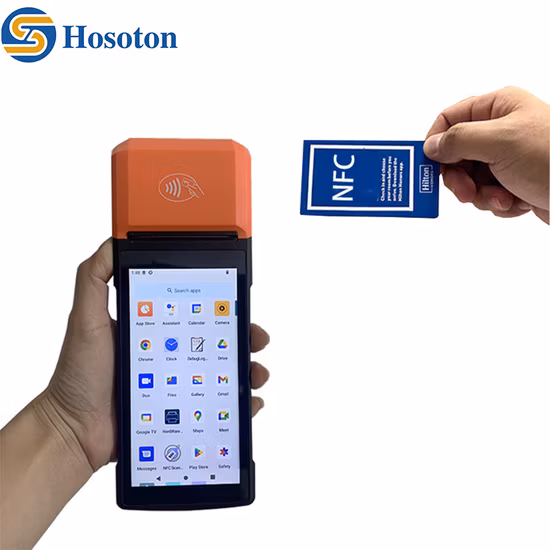 Z500c ハンドヘルド Android モバイル タッチ POS ターミナル (印刷システム付き)